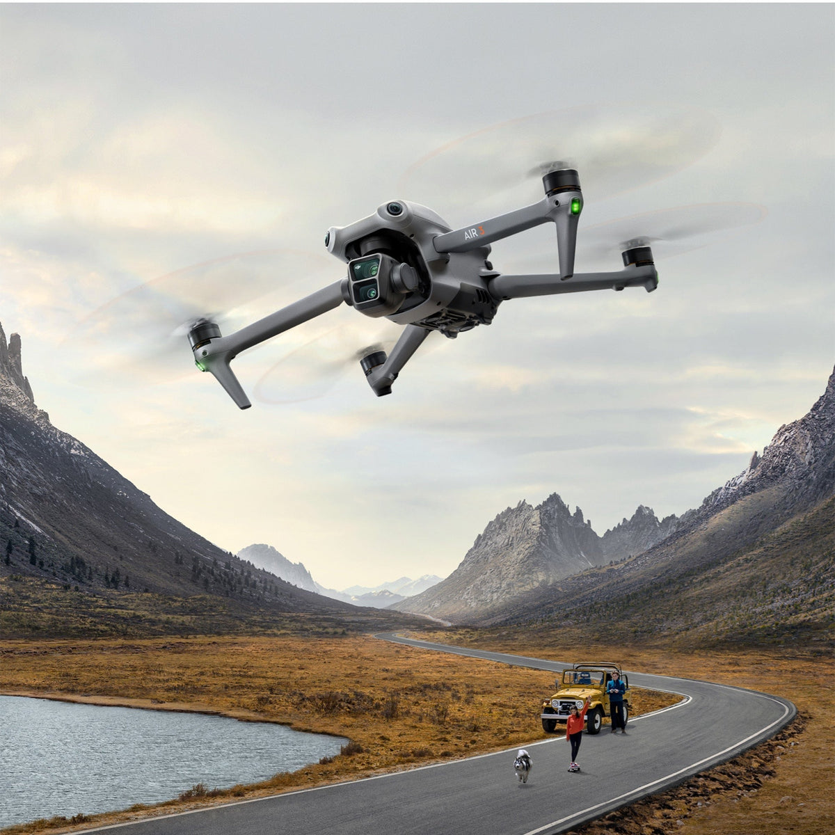 DJI Air 3 Drone Fly More Combo with RC-N2 and DJI Air 3 ND Filters Set Bundle