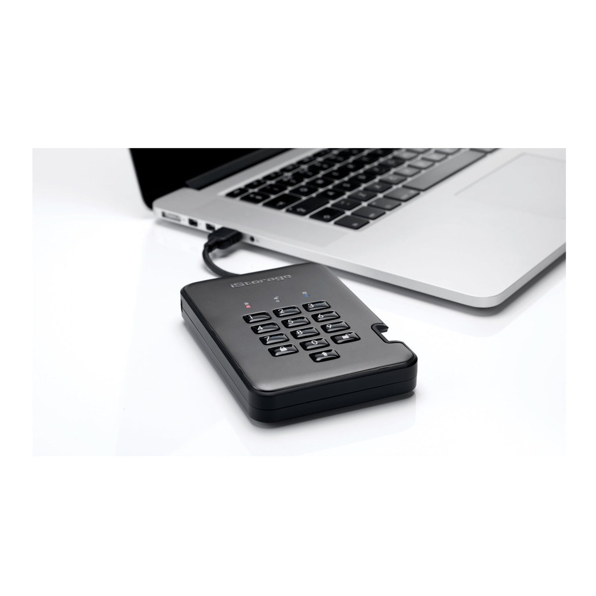iStorage diskAshur PRO2 USB 3.1 4TB Encrypted Portable HDD