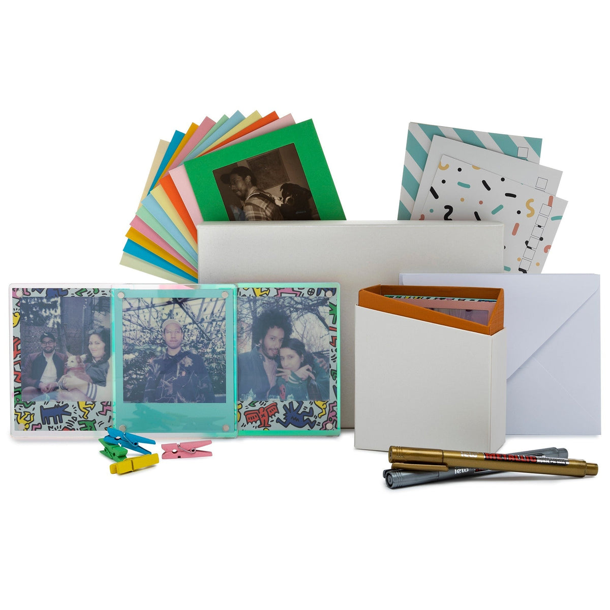Polaroid NOW+ Instant Film Camera Camera (White) with B&W Film and Film Kit