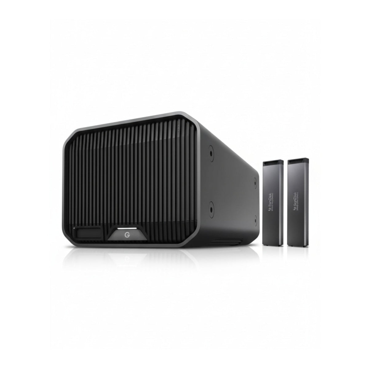 SanDisk Professional G-Raid Project 2 16TB HDD and PRO-BLADE Mag 1TB SSD Bundle