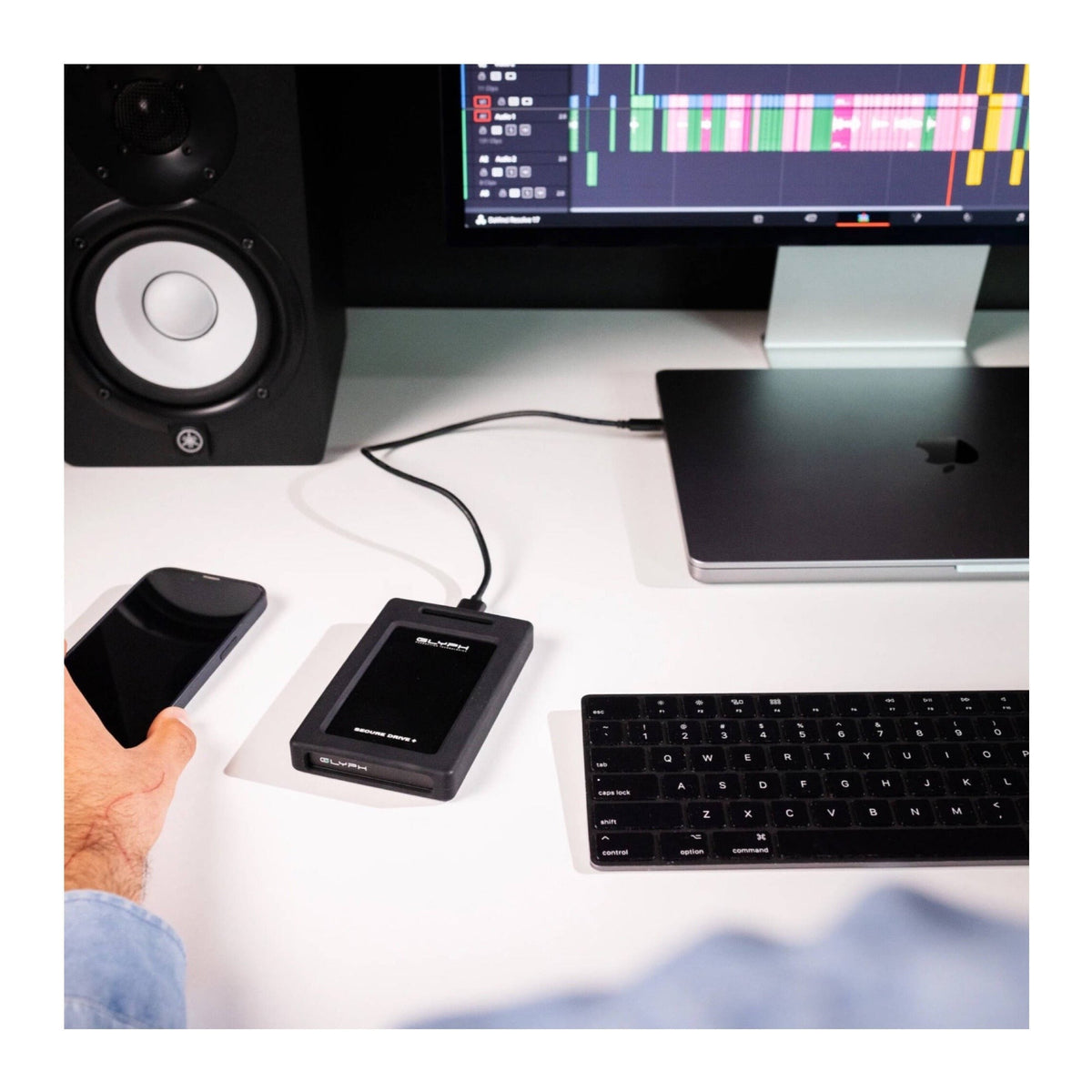 SecureDrive Plus Bluetooth, Bus-powered, USB-Micro B / USB-C