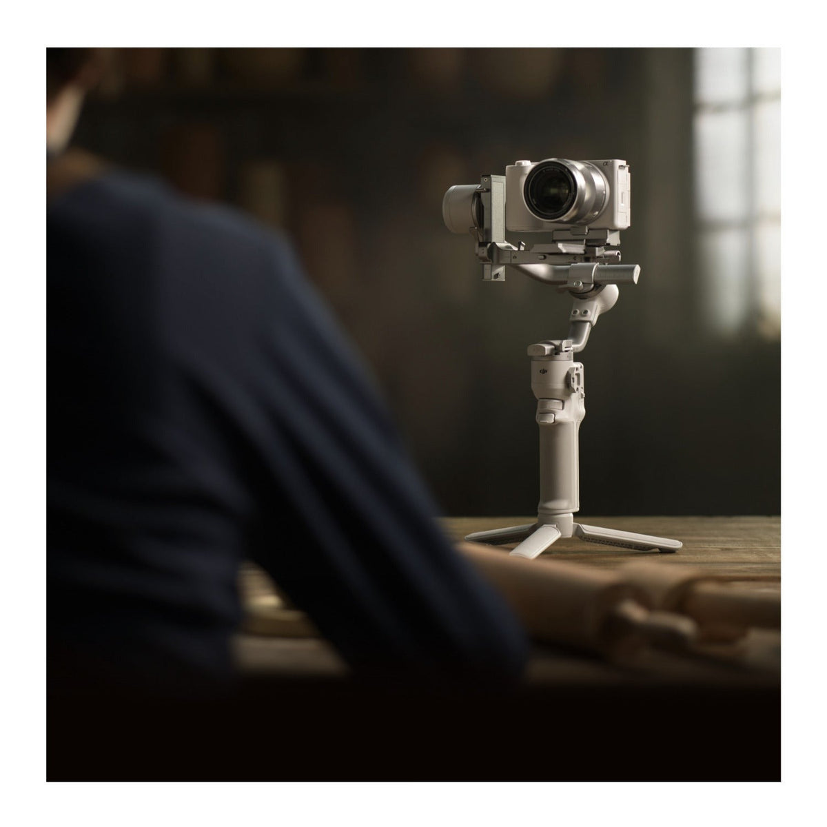 DJI RS 4 Mini Gimbal Stabilizer for Cameras with Auto Axis Lock and 4.4lbs Payload
