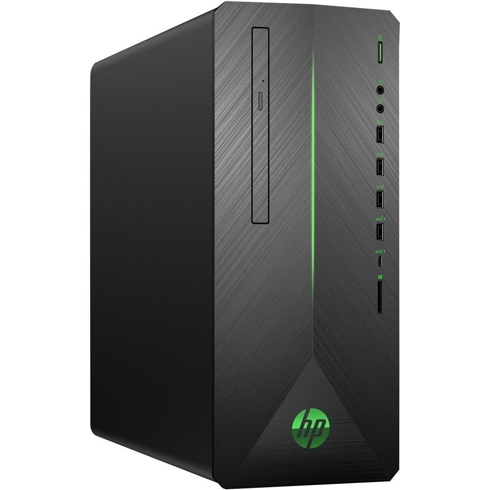 HP Pavilion 790-0065QD Desktop PC, Intel Core i7-8700 (6-Core), 32GB RAM, 2TB HDD + 256GB SSD, NVIDIA GeForce GTX 1070 8GB (Certified Refurbished)