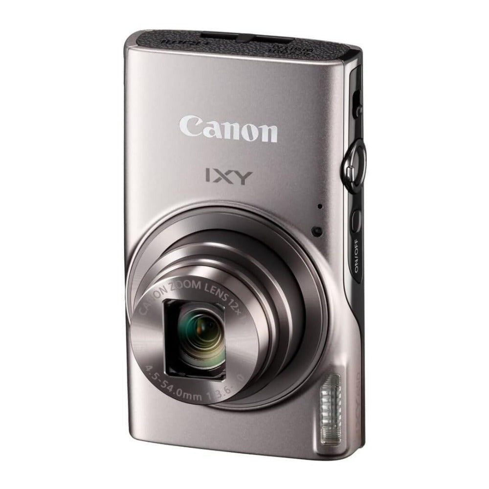 Canon PowerShot IXY 650 20.2MP Point and Shoot Digital Camera with 12x Zoom and 3-Inch LCD (Silver)