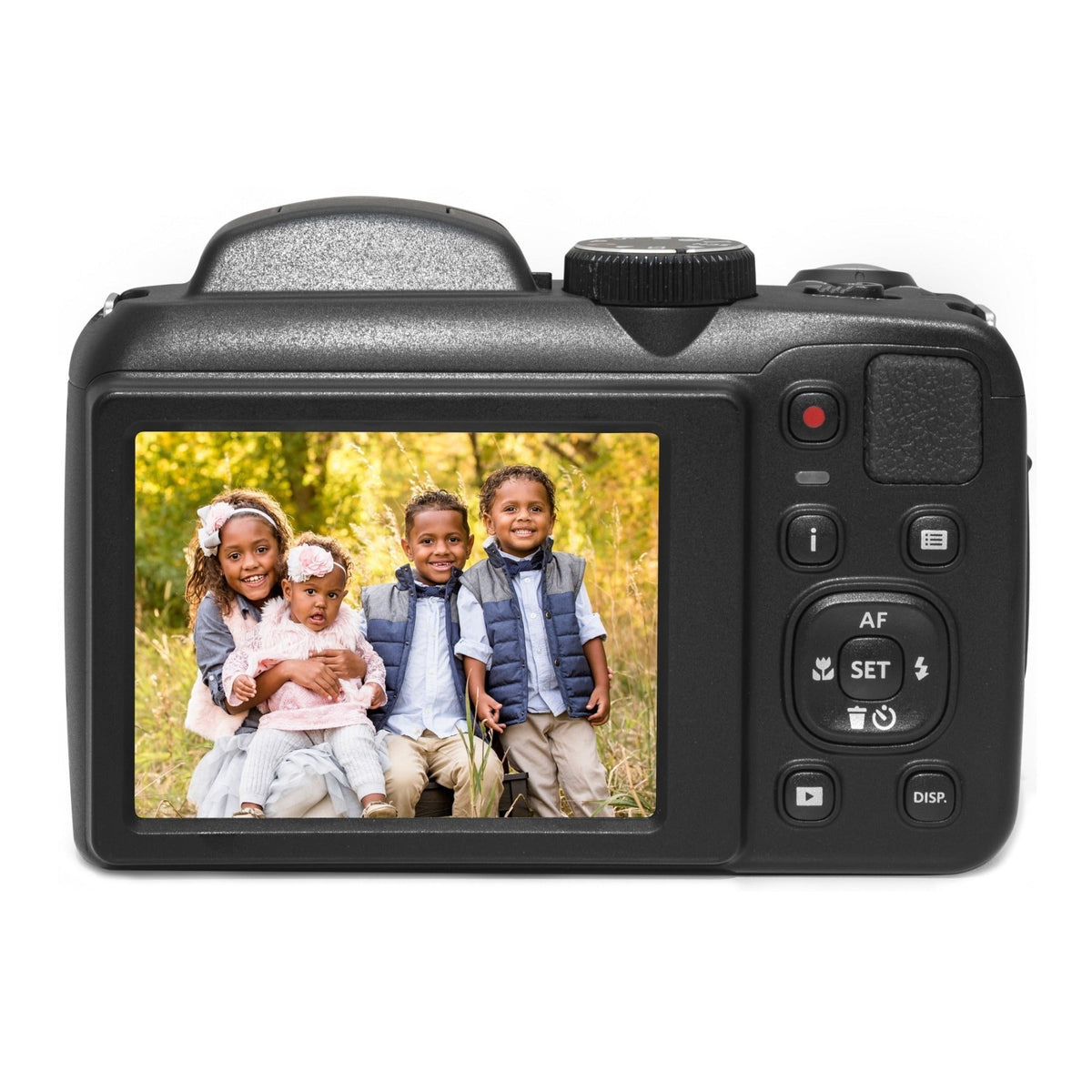 Kodak PIXPRO AZ255 Astro Zoom 16MP Digital Camera (Black) with 64GB Memory Card and Accessory Bundle
