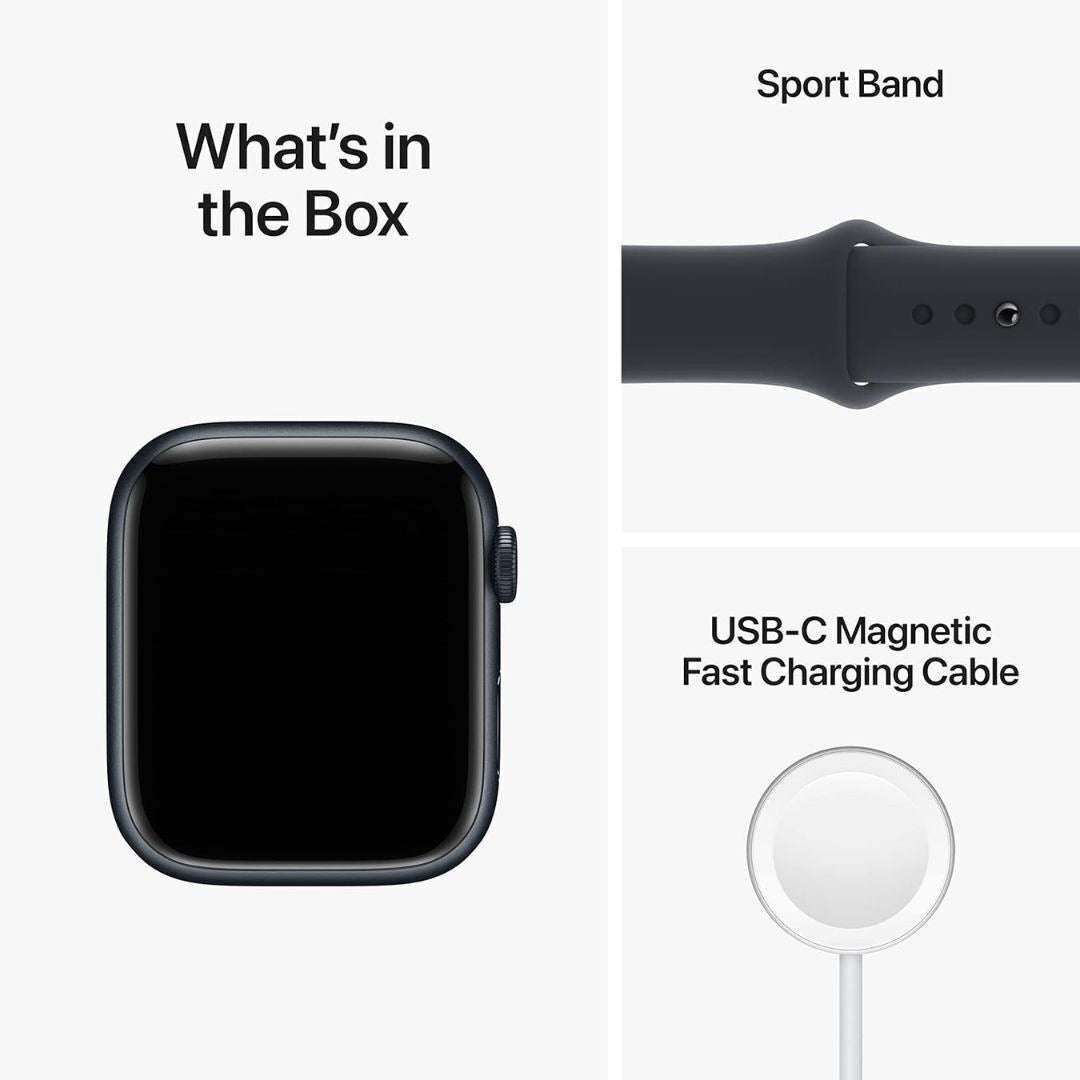 Apple Watch Series 8, GPS + Cellular (Midnight Aluminum Case, Sport Band) (Certified Refurbished)