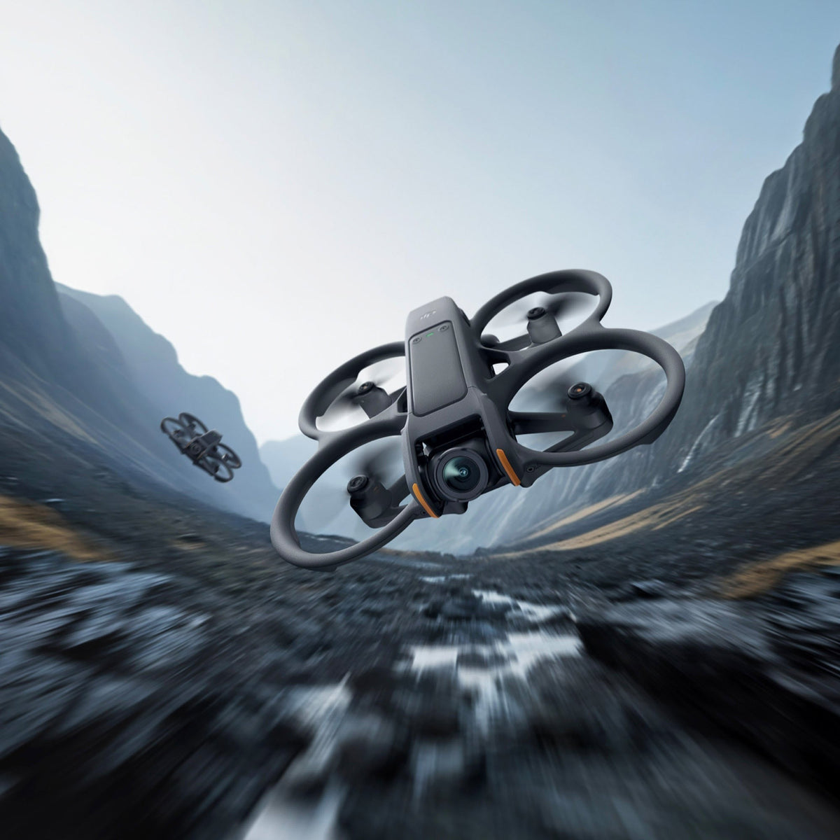DJI Avata 2 Drone Fly More Combo (Three Batteries) with 128GB MicroSD Card and Landing Pad