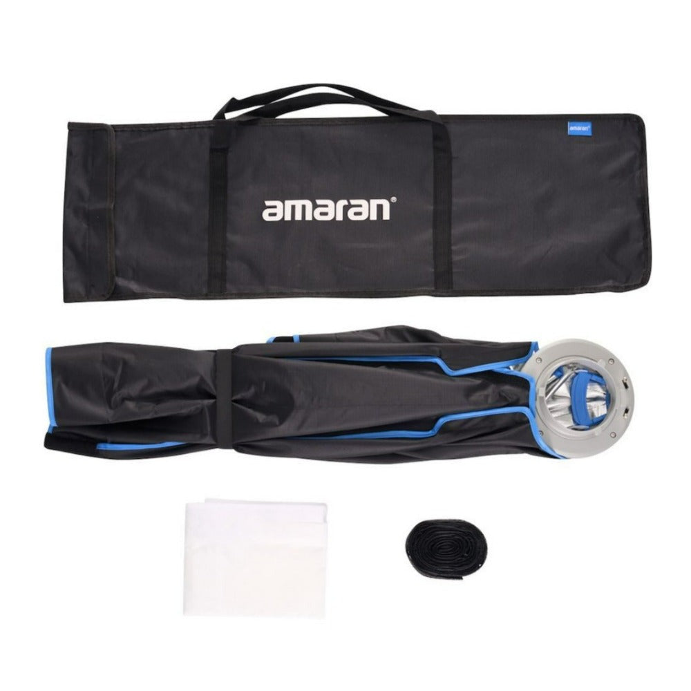 Amaran Ray 360c Full-Color COB Video Light (US) Bundle with Bowens Mount Softbox