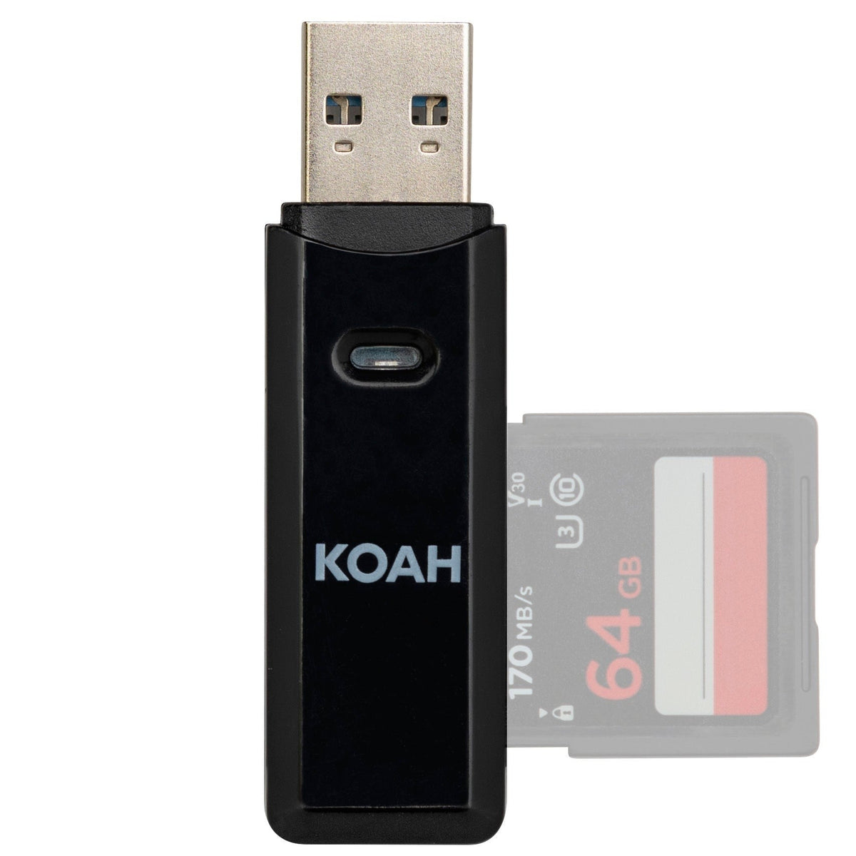 Kingston Canvas React Plus 128GB U3 V90 SDXC UHS-II SD Card with 2-In-1 Memory Card Reader