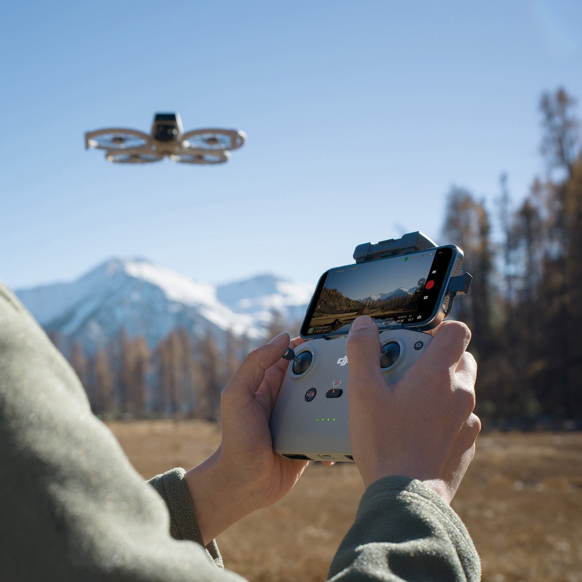 DJI Flip Mini Camera Drone with DJI RC-N3 Controller