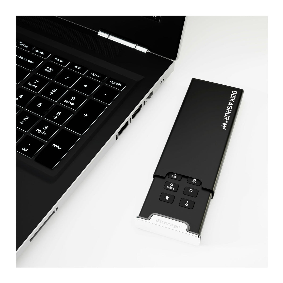 iStorage diskAshur M2 256-Bit 1TB Encrypted External SSD