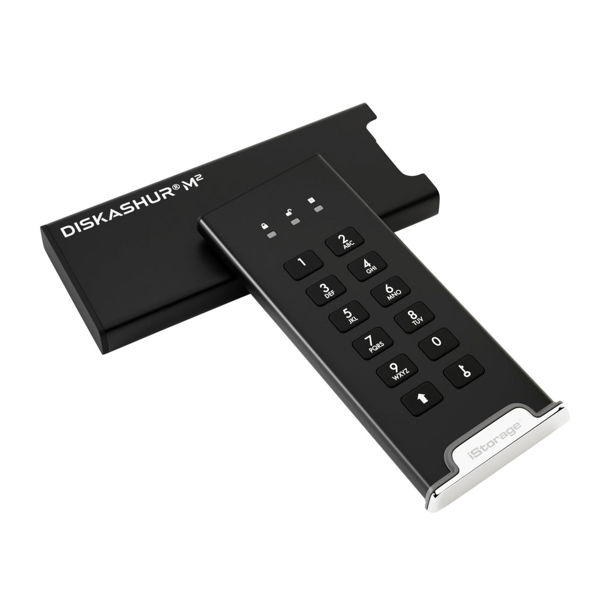 iStorage diskAshur M2 256-Bit 1TB Encrypted External SSD