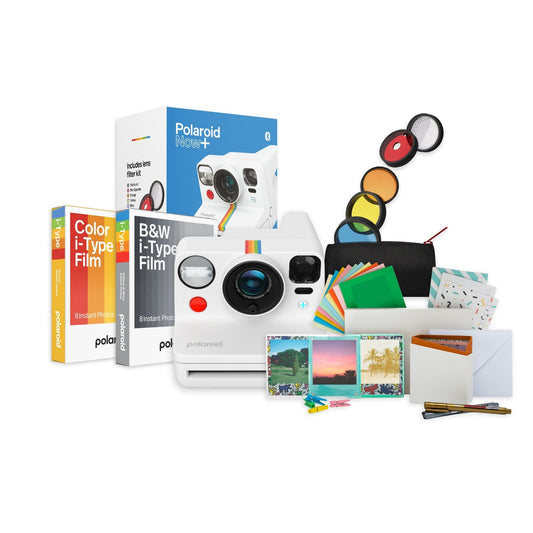 Polaroid NOW+ Instant Film Camera Deluxe with Color Instant and B&W Film Bundle