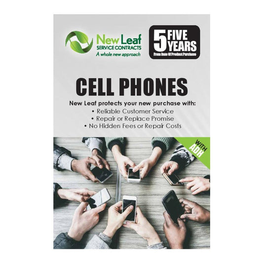 New Leaf 5-Year Cell Phones Service Plan with ADH for Products Retailing Under $500