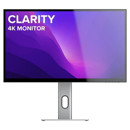 Alogic Clarity 27-Inch UHD 4K Monitor with 8-in-1 Hub, IPS Panel, 600 HDR, and Wall Mountability