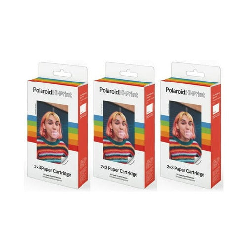 Polaroid Hi-Print Paprt Triple Pack of 2x3 Paper Cartridge (60 Sheets)