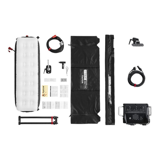 Aputure INFINIMAT 1x4 Feet V-Mount Kit of Full-Color Pixelated LED Light Mat with Inflatable Softbox