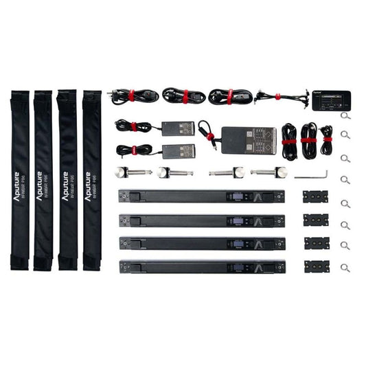 Aputure Infinibar PB6 4-Light Kit with Infinite Blending Design for Cinematographers and Technicians