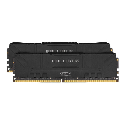 Crucial Ballistix CL16 UDIMM 64GB DDR4-3200 Gaming Memory Kit (2 x 32GB, Black)