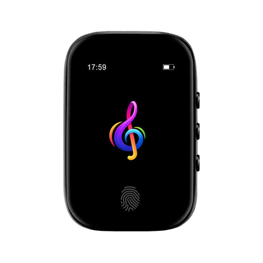 Samvix Tiny Smartbass 2.0 4GB Kosher MP3 Player with SD Slot, Bluetooth and Touchscreen (Black)