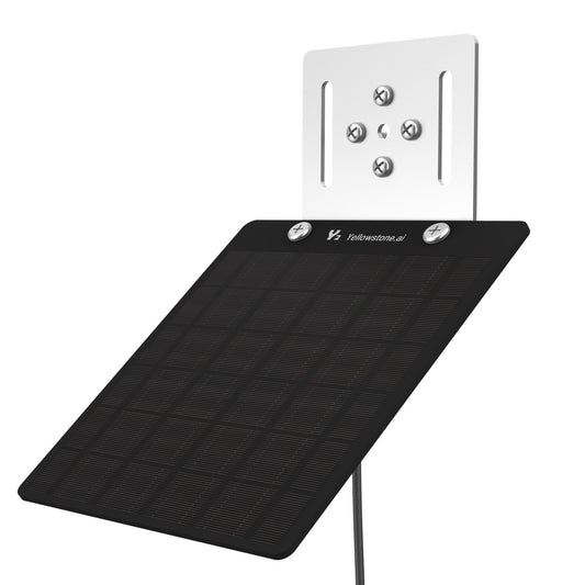 Yellowstone 9V/5W Solar Panel for Y2 Cellular Trail Camera with Mounting Bracket