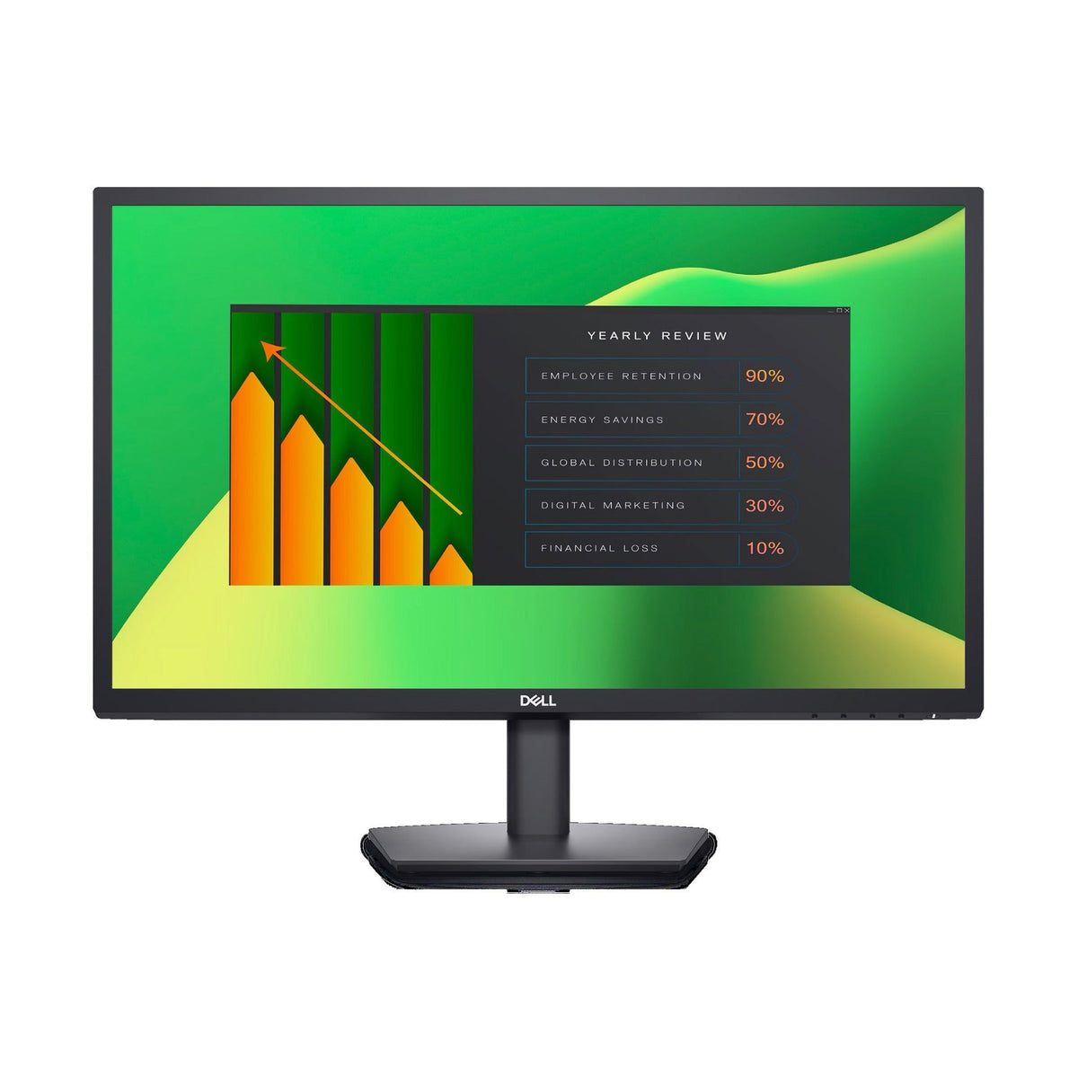 Dell E2423H 23.8-Inch Full HD LED LCD Monitor Bundle with Monoprice Screen Cleaner (Large Bottle)