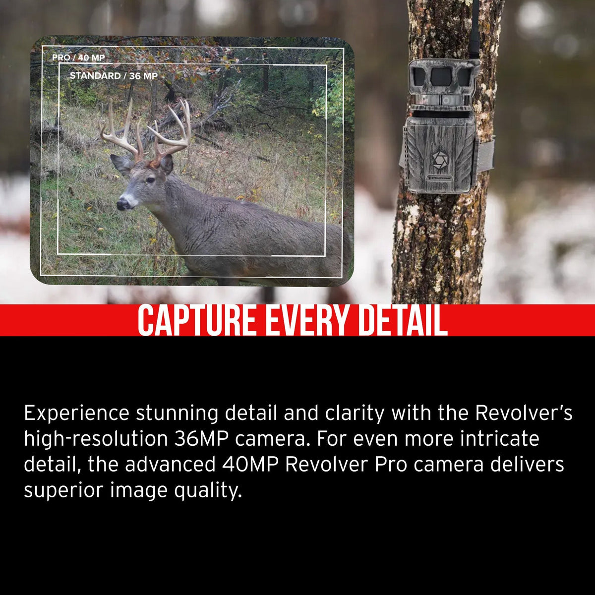 Stealth Cam Revolver 36MP 360-Degree Cellular Trail Camera with 1/4-Inch Mount (6-Pack) Bundle