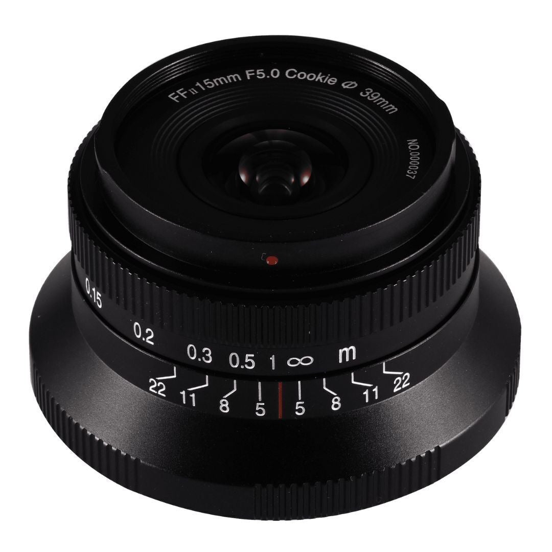 Laowa 15mm f5 Cookie FF Lens with 110-Degree Angle of View and Compact Body (Black, Nikon Z Mount)
