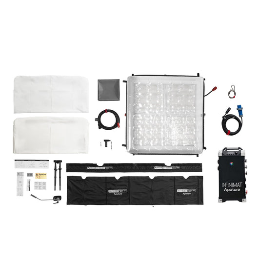 Aputure INFINIMAT 4x4 RGBWW LED Light with Clear Inflatable Softbox Pack