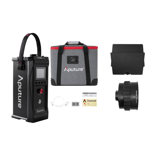 Aputure Storm 700x LED Monolight Bundle with CF10 Fresnel and Barn Doors Kit