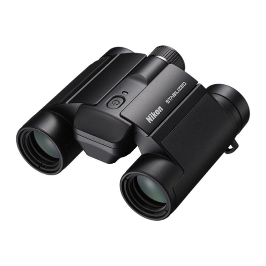 Nikon 12x25 S Dual-Hinge Design Stabilized Binoculars with Multilayer Lens Coatings (Black)
