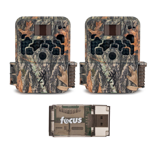 Browning Trail Cameras 16MP Strike Force Extreme Game Cam (2-Pack) w/Card Reader