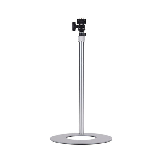 amaran Desk Stand with Steel Base and Adjustable Height and Tilt Angle (Silver)