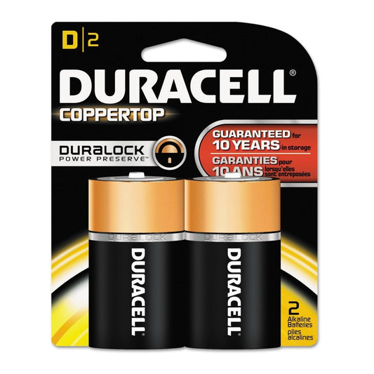 Duracell Alkaline D Batteries (2-Pack)