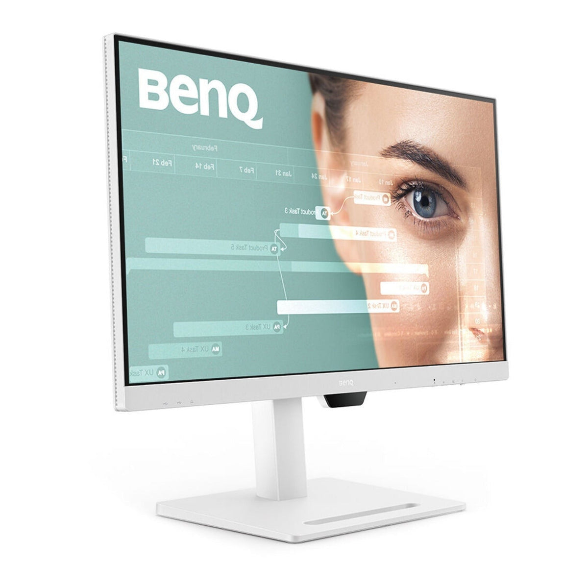 BenQ GW2790QT 27 Inch 2K QHD USB-C Ergonomic Eye-Care Professional Monitor (White)