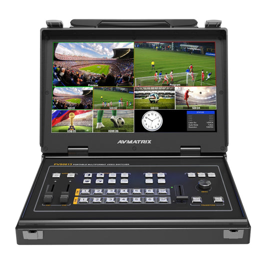AV Matrix PVS0613 Portable 6-Channel SDI/HDMI Multi-Format Video Switcher