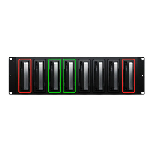 Blackmagic Design Cloud Backup 8 Rack Mount Design Hard Disk Dock with 10G Ethernet