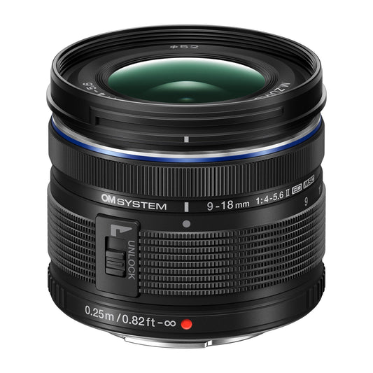 OM SYSTEM M.Zuiko Digital ED 9-18mm f/4-5.6 II Lens (Micro Four Thirds)