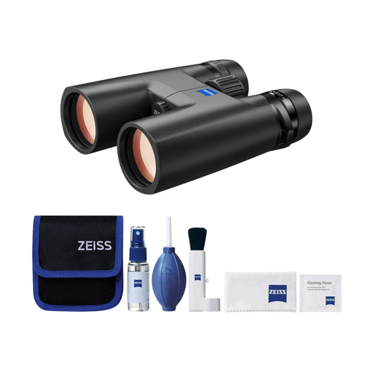 Zeiss CONQUEST HDX 8x42 Binocular Bundle with Lens Cleaning Kit (Black)