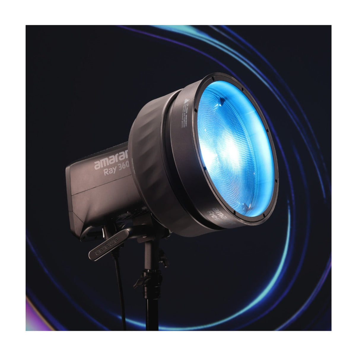 Amaran Ray 360c Full-Color COB Video Light (US) with 2' Soft Light Modifier