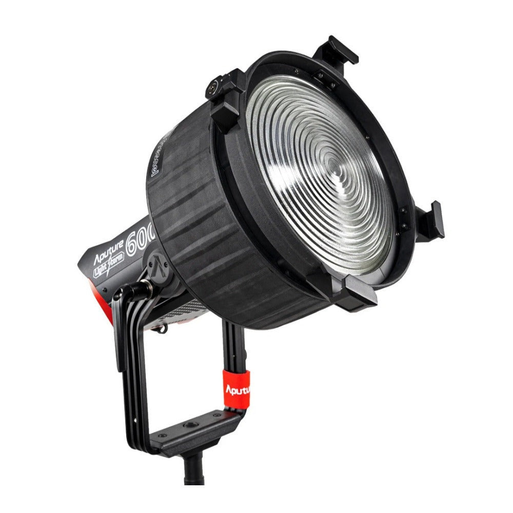 Aputure LS 600X Pro (V-Mount) with Dome, Fresnel, Barndoors and Camera System Gadget Bag