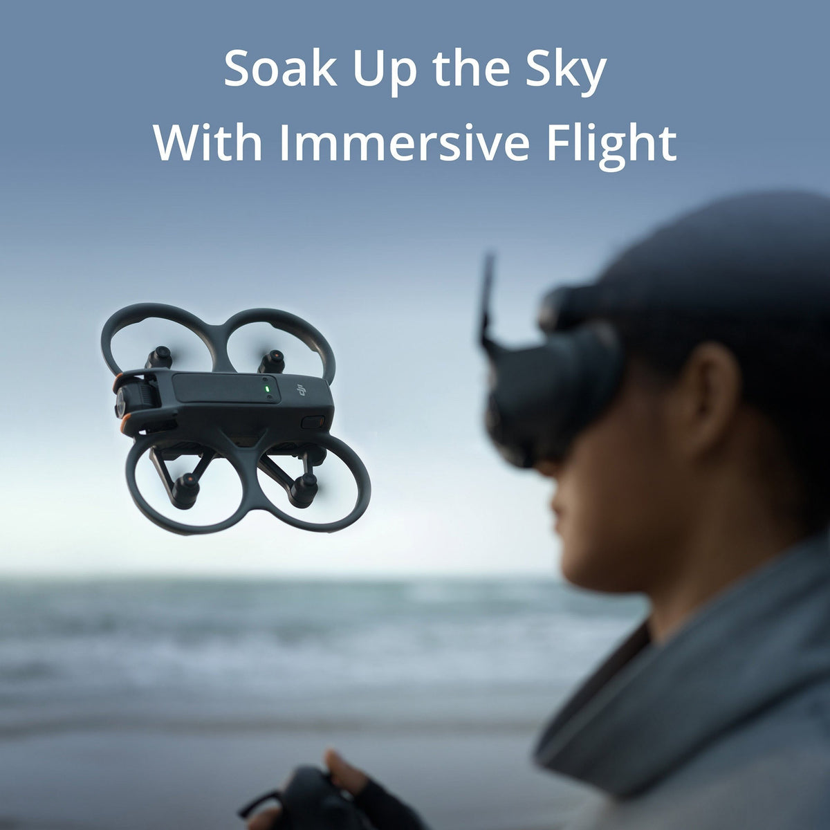 DJI Avata 2 Fly More Combo (Three Batteries) with Custom Molded Hardcase, Landing Pad and 128GB Card